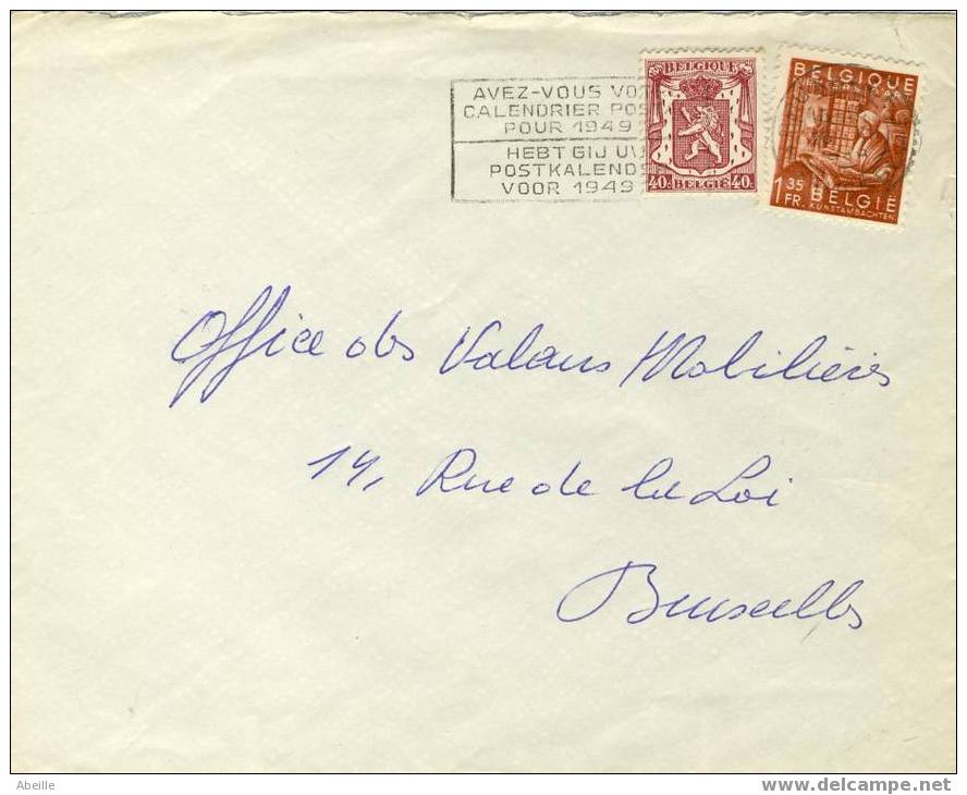 4117     LETTRE BELGE - Textiles