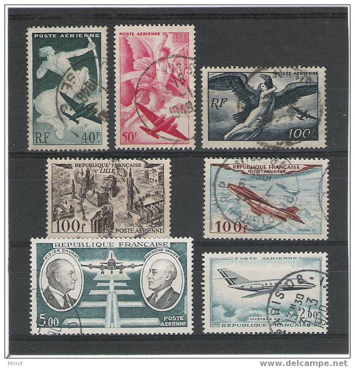 Lot  PA   16, 17, 18, 24, 30, 42 Et 44   Ob  -  TTB  -  4 Très Beaux CAD - 1927-1959 Oblitérés