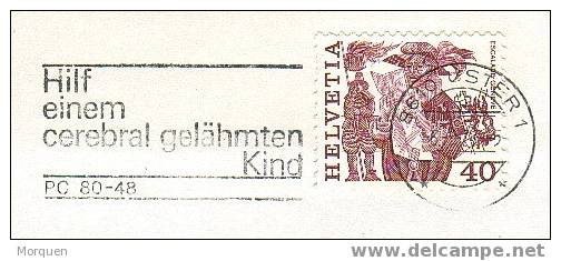 Carta USTER Suiza 1977 Fechador Especial - Postage Meters