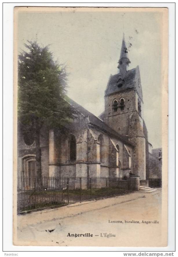 CPA----91----ANGERVILLE---EGLISE - Angerville