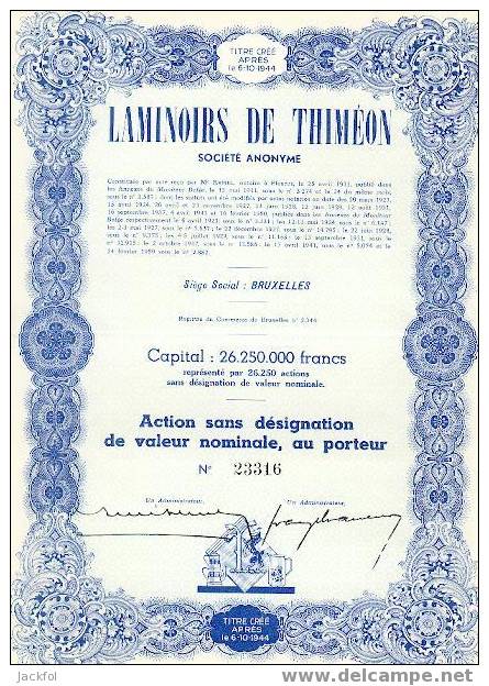 Laminoirs De Thiméon - Industrie