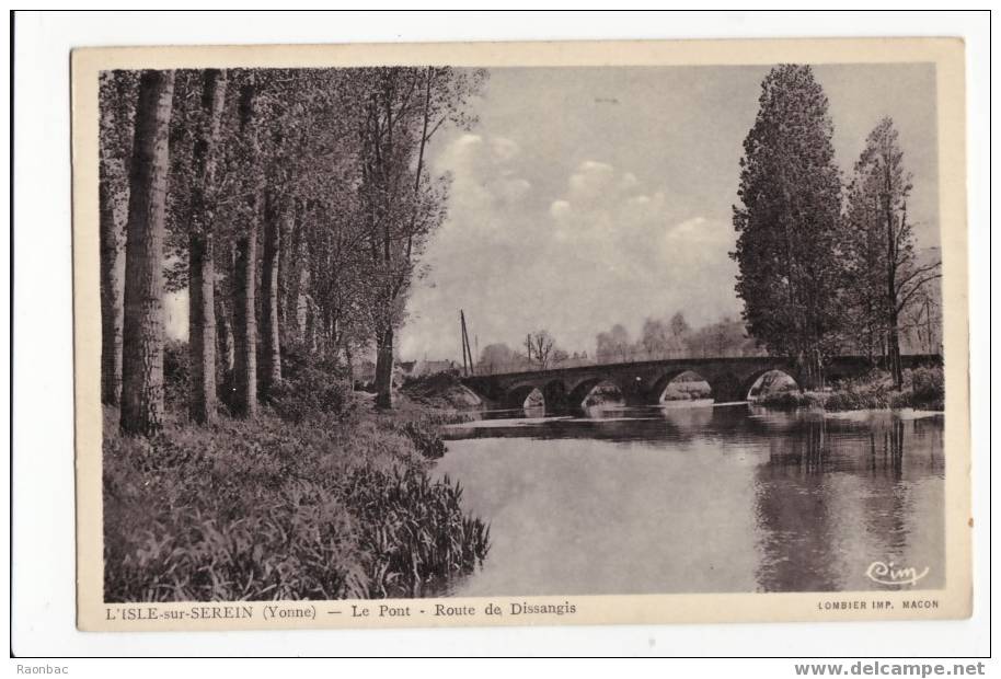 CPA---89---L'Isle Sur Serein ---PONT - L'Isle Sur Serein