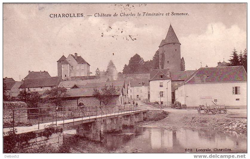 Charolles   -   Château De Charles Le Téméraire Et Semence - Charolles