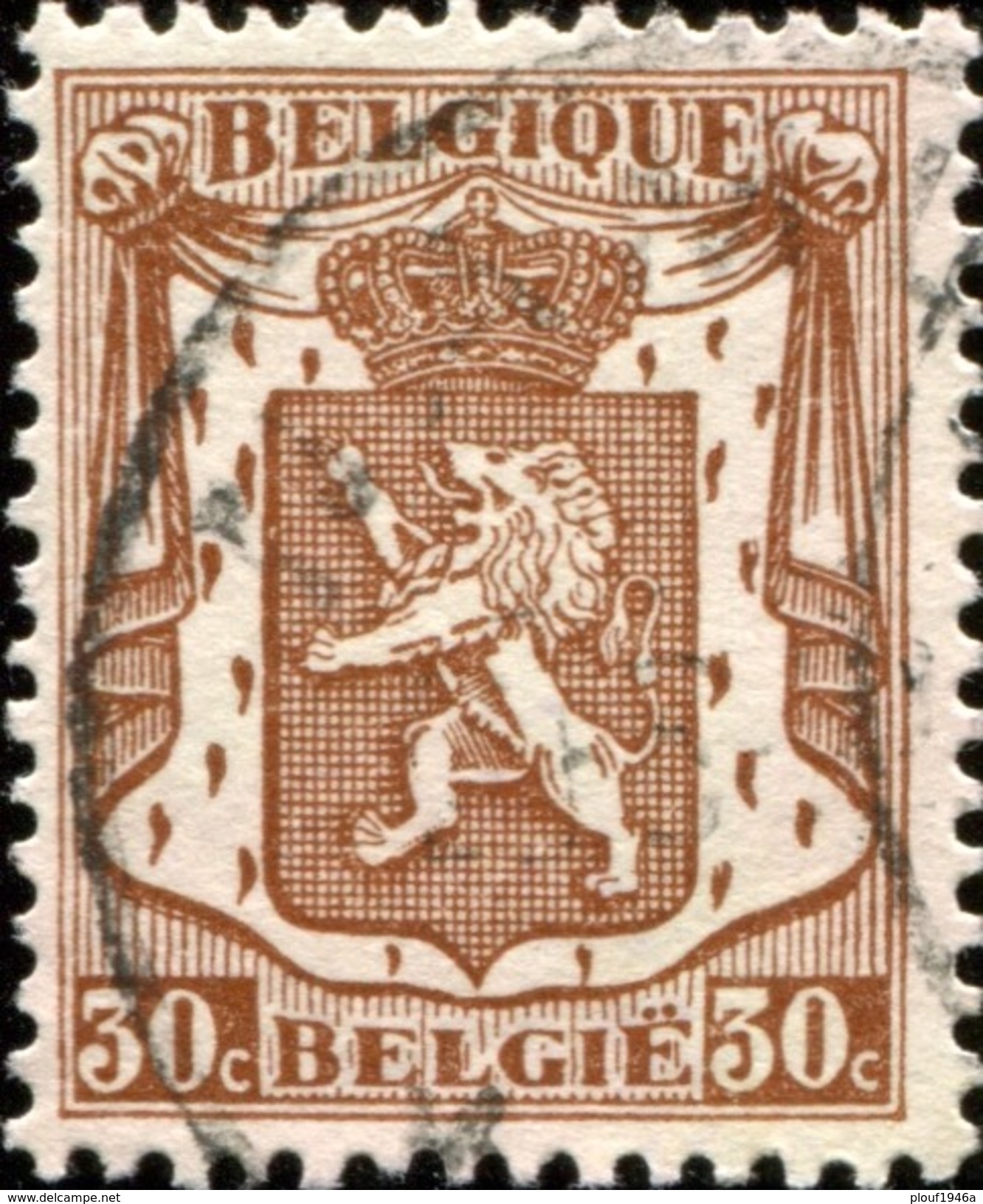COB  424 (o)  / Yvert Et Tellier N° : 424 (o) - 1935-1949 Kleines Staatssiegel