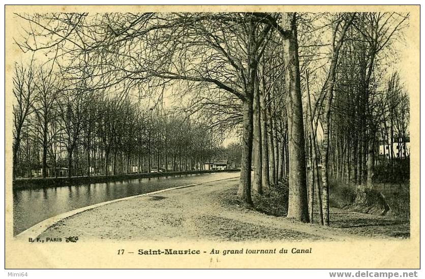 D. 94   . SAINT-MAURICE -au Grand Tournant Du Canal - Saint Maurice