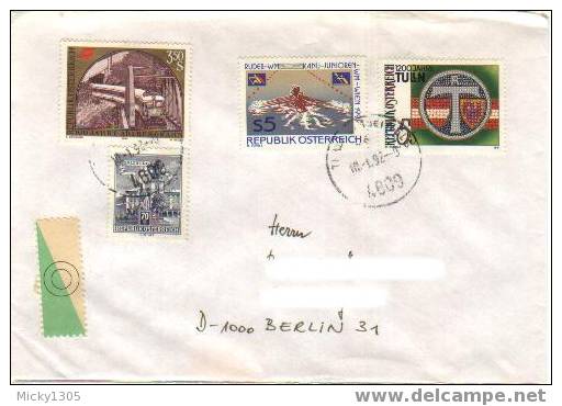 Österreich / Austria - Umschlag Echt Gelaufen / Cover Used (1344) - Briefe U. Dokumente