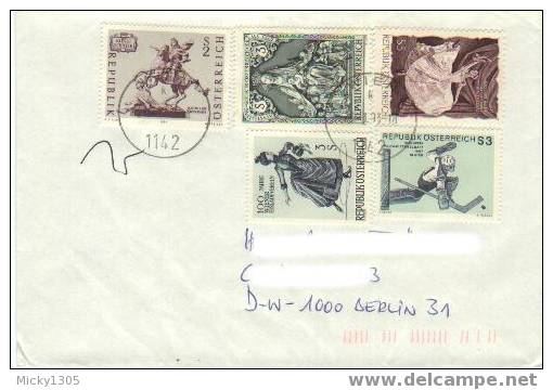 Österreich / Austria - Umschlag Echt Gelaufen / Cover Used (1345) - Covers & Documents