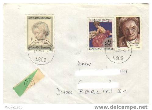 Österreich / Austria - Umschlag Echt Gelaufen / Cover Used (1351) - Briefe U. Dokumente