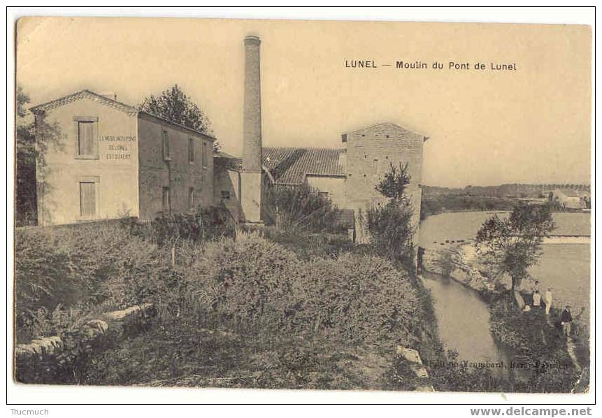 F1875 - LUNEL - Moulin Du Pont De Lunel - Lunel