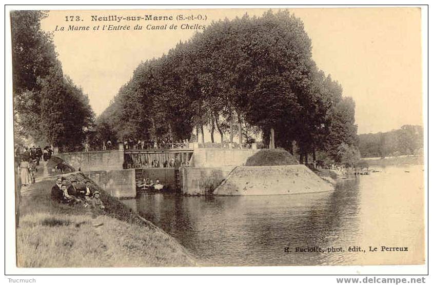 F1939 - NEUILLY-SUR-MARNE - La Marne Et L' Entrée Du Canal De Chelles - Neuilly Sur Marne