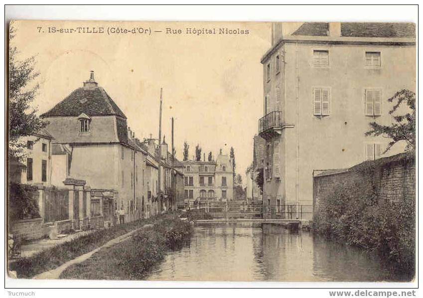 F1948 - IS-SUR-TILLE - Rue Hôpital Nicolas - Is Sur Tille