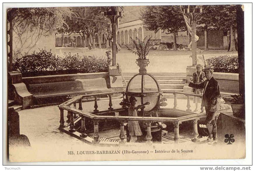 F1918 - LOURES-BARBAZAN - Intérieur De La Source - Barbazan