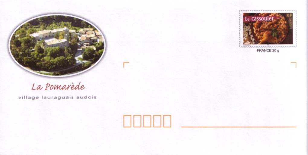 PAP - Prêt-à-Poster - Timbre LE CASSOULET - Visuel LA POMAREDE - VILLAGE LAURAGUAIS AUDOIS - ETAT NEUF - Prêts-à-poster:Stamped On Demand & Semi-official Overprinting (1995-...)