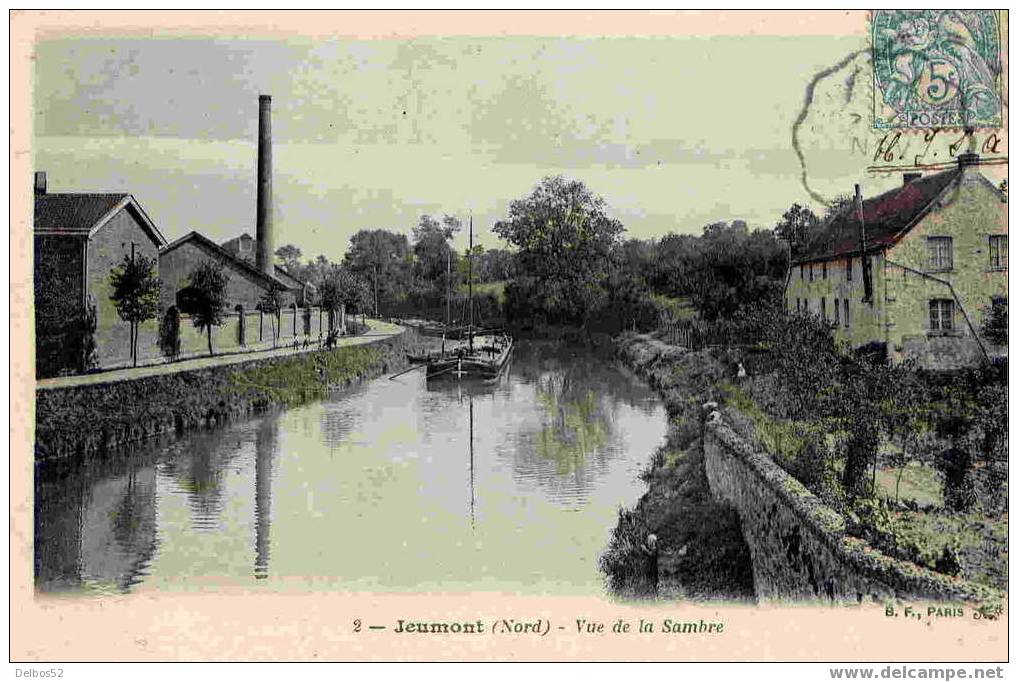 2.- Jeumont - Vue De La Sambre - Jeumont