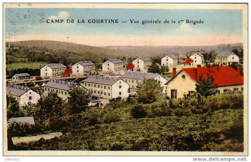 Camp De La Courine   -   Vue Générale De La 2me Brigade - La Courtine