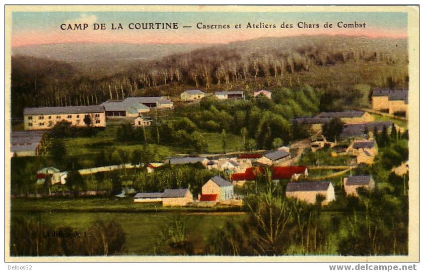 Camp De La Courine   -   Caserne Et Ateliers - La Courtine