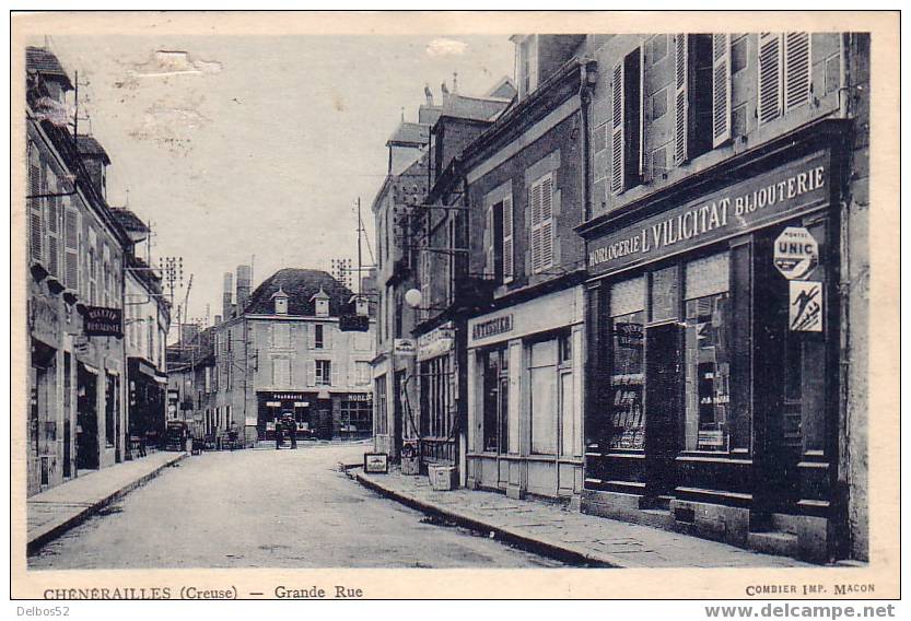 Chénérailles   -   Grande Rue - Chenerailles