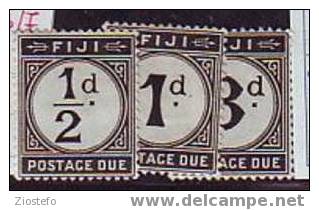 177 Fiji: Postage Due Segnatasse YT6,7,8 - Fiji (1970-...)