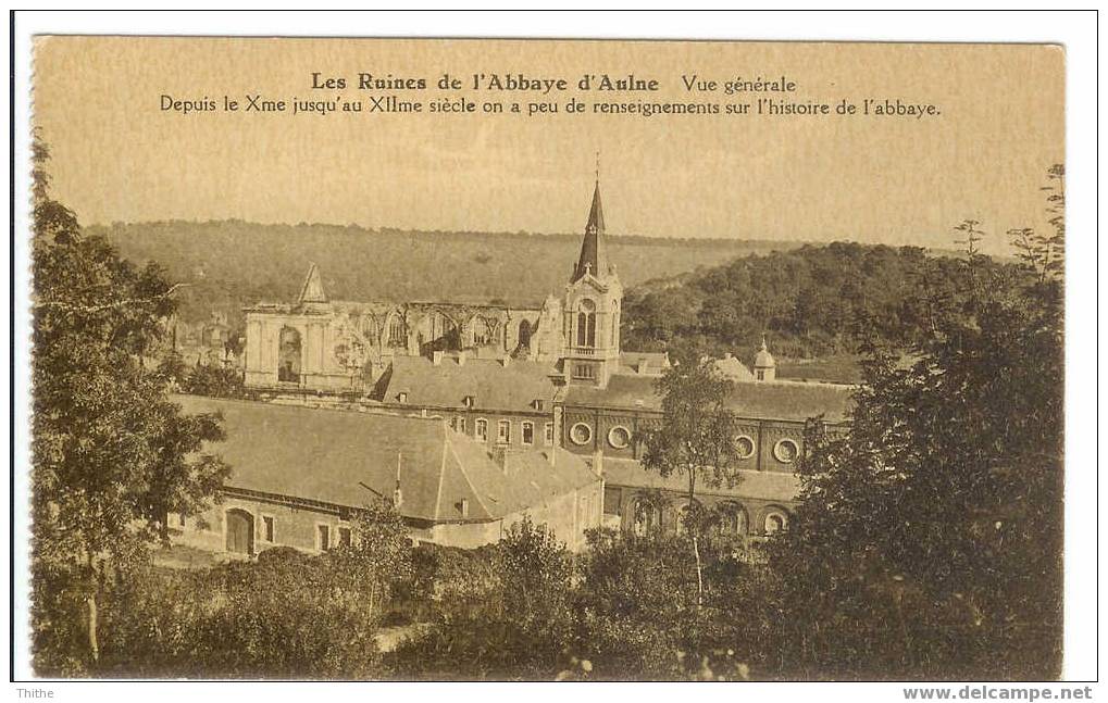 Les Ruines De L'abbaye D'AULNE - Vue Générale - Thuin