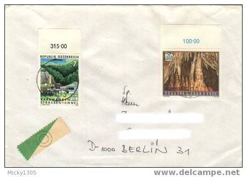 Österreich / Austria - Umschlag Echt Gelaufen / Cover Usd (1449) - Briefe U. Dokumente