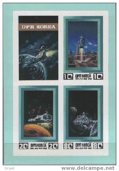 NORD COREA - NORTH KOREA - COREE DU NORD - 1982 - L'UNIVERS YT 1732 MI BL 120 NON DENTELE ** - Asia