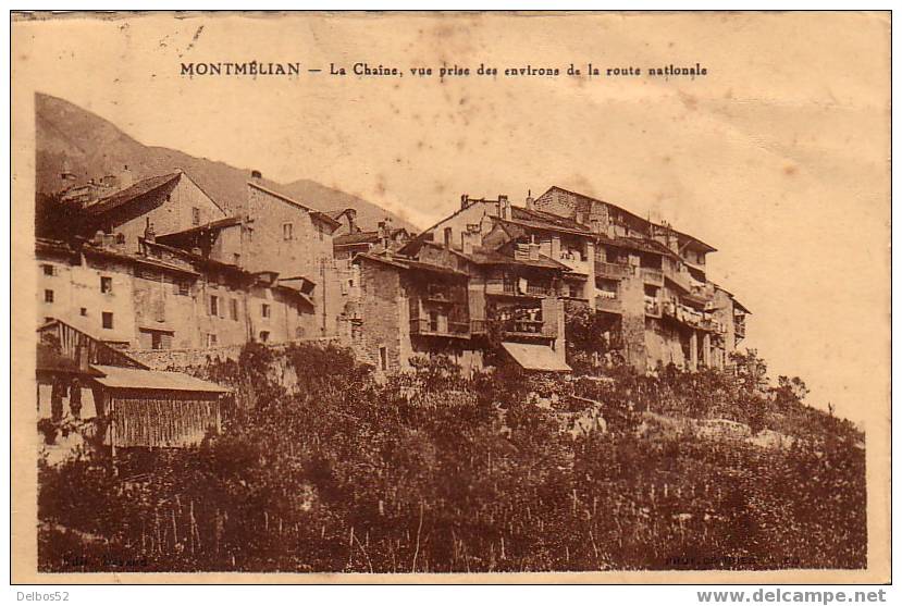 Montmélian   -   La Chaîne, Vue Prise Des Environs De La Route Nationale - Montmelian