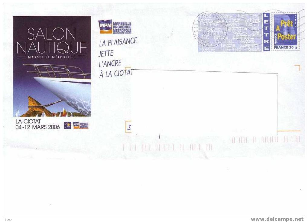 PAP LA CIOTAT (BOUCHES DU RHONE) : SALON NAUTIQUE 2006 - PAP: Ristampa/Logo Bleu