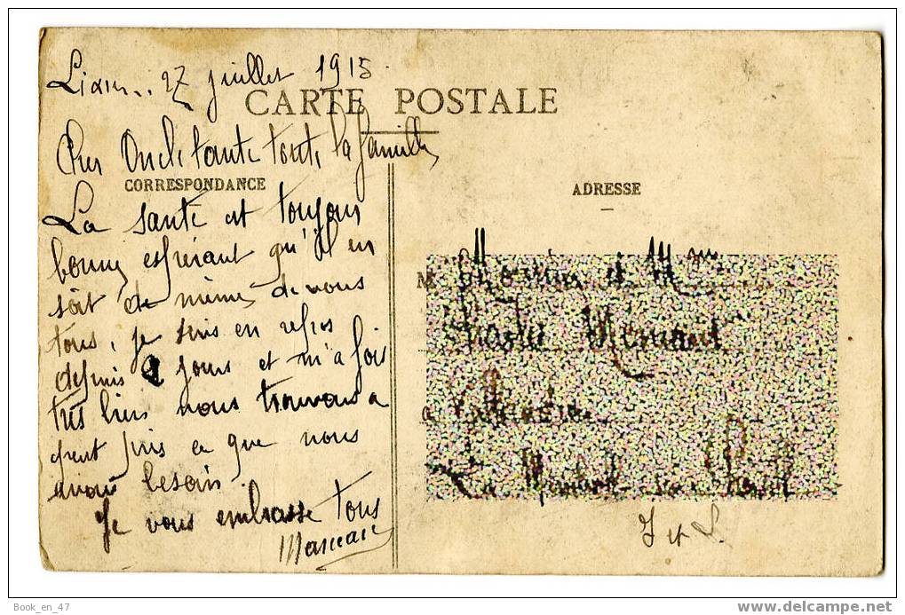 {27656} 54 Meurthe Et Moselle Nomeny , La Poste , Les Villes Martyres .écrite En 1915 - Nomeny
