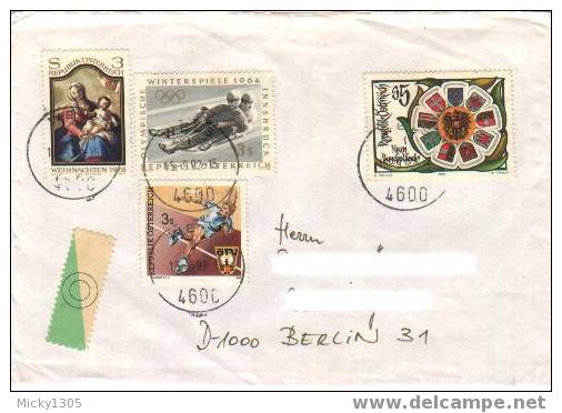 Österreich / Austria - Umschlag Echt Gelaufen / Cover Used (1535) - Storia Postale