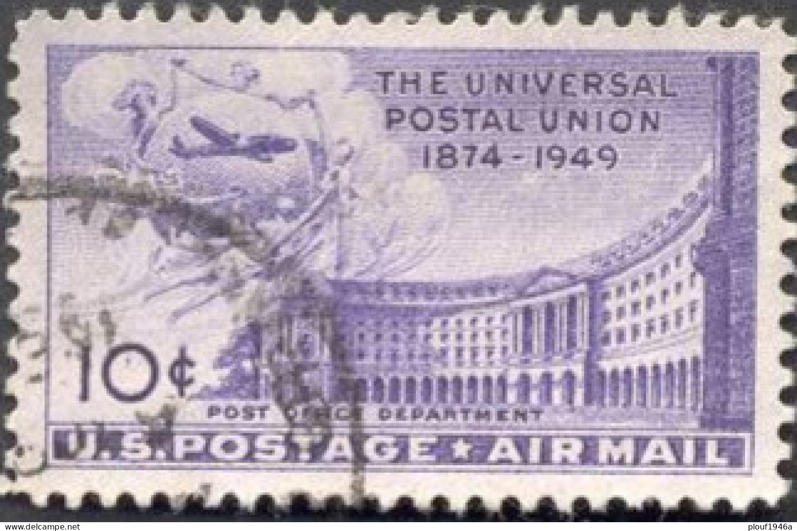 Pays : 174,1 (Etats-Unis)   Yvert Et Tellier N° : Aé   41 (o) - 2a. 1941-1960 Afgestempeld