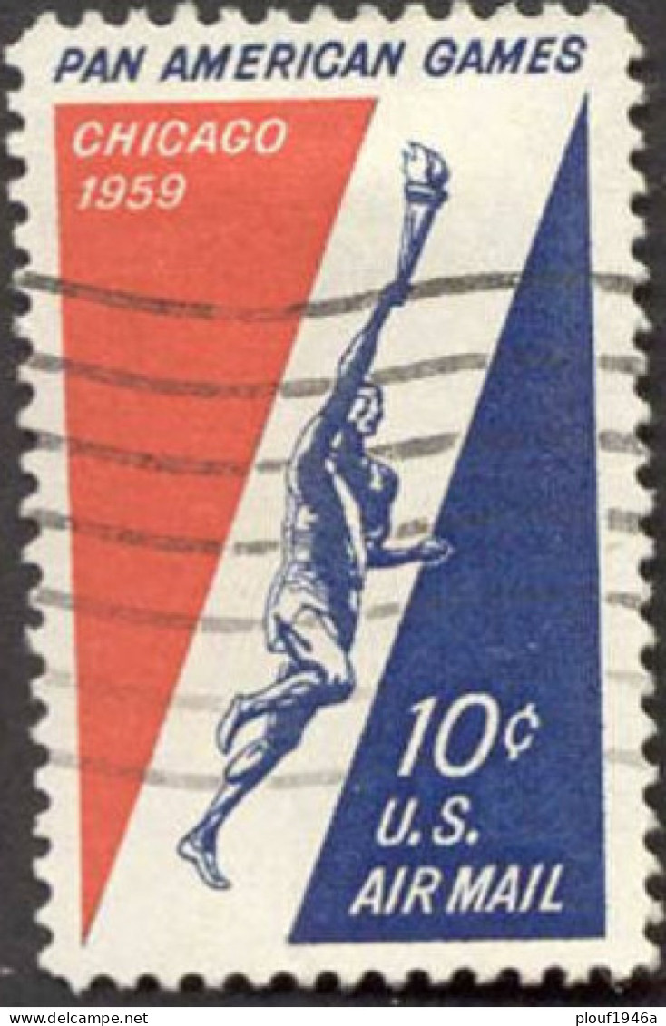 Pays : 174,1 (Etats-Unis)   Yvert Et Tellier N° : Aé   54 (o) - 2a. 1941-1960 Oblitérés