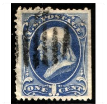 SC 156 1c Ultramarine Issue Of 1873 - Used Stamps