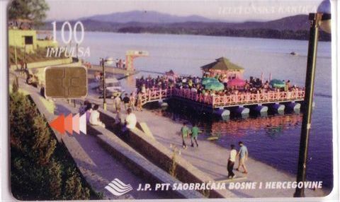 JEZERO MODRAC ( Bosnie -  Old And Rare Card ) Lake Modrac - Bosnie