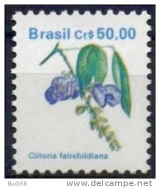BRESIL BRASIL Poste 1964 ** MNH Flore Brésilienne : Clitoria Fairchildiana Fleur Flower Blume - Ongebruikt