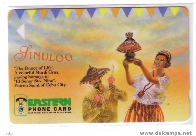 PHILIPPINES - Eastern Telecoms Very RARE Card GPT System - 150.units Sinulog  ( Code 242PETD ) - Philippinen