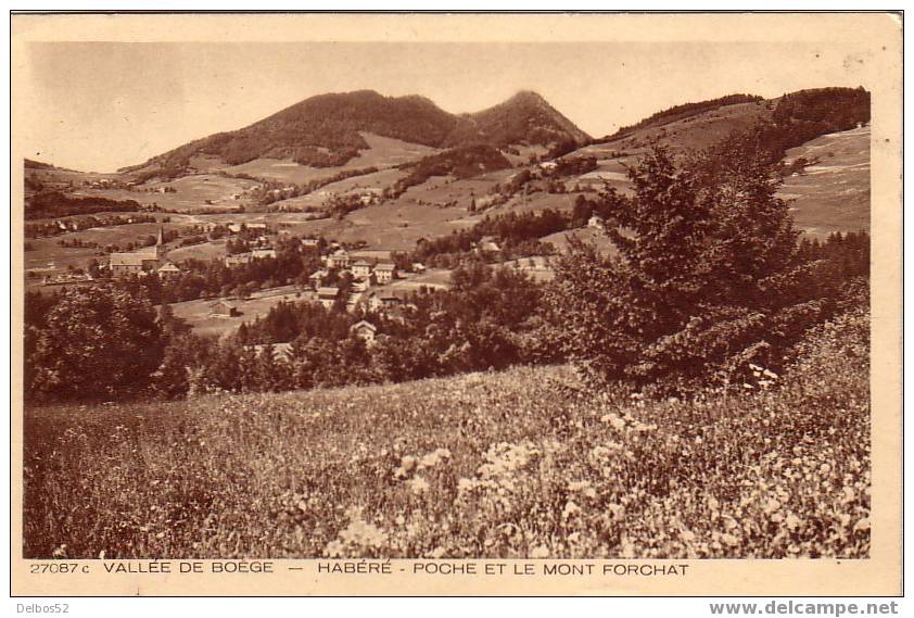 Vallée De Boège   -   Habéré   -   Poche Et Le Mont Forchat - Boëge