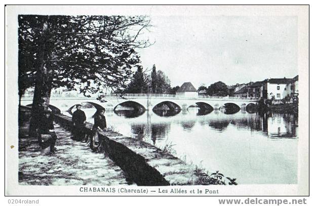 Chabanais - Les Allée Et Le Pont - Pont-l'Abbé-d'Arnoult