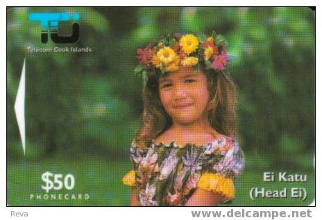 COOK ISLANDS $50 BEAUTIFUL POLYNESIAN GIRL COLOURFUL ONE OF ONLY 5 GPT ISSUED MINT !!!  SPECIAL PRICE !! - Cook Islands