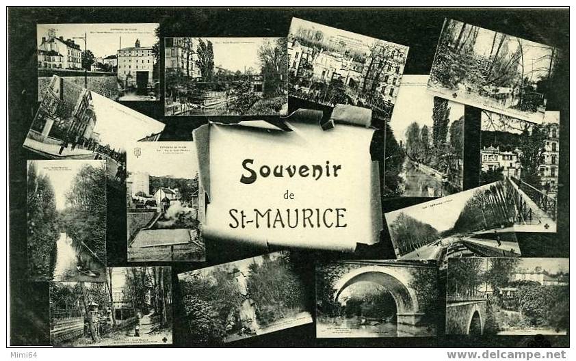 D. 94. ST-MAURICE .  Souvenir - Saint Maurice