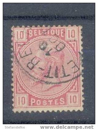 Belgie Ocb Nr :  38 Gestempeld (zie Scan) PETIT-RECHAIN Nipa: 600 - 1883 Leopold II.