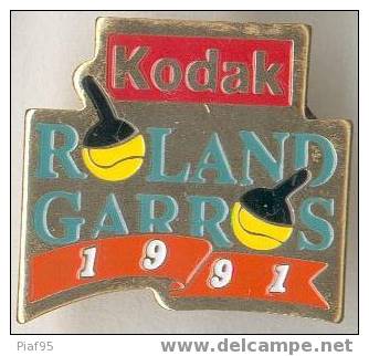 1991-TENIS-ROLAND GARROS-officiel-91 KODAK - Tennis