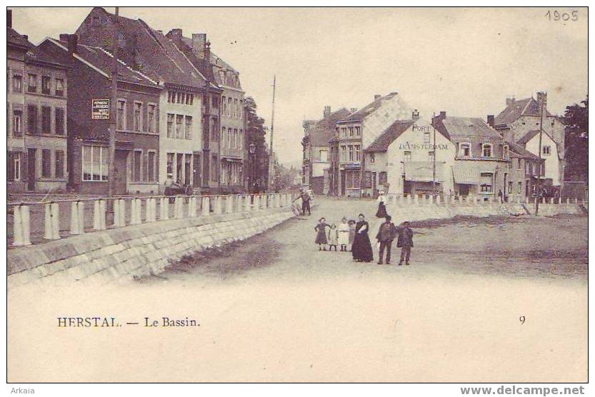 HERSTAL = Le Bassin  (n° 9 - 1905) - Herstal