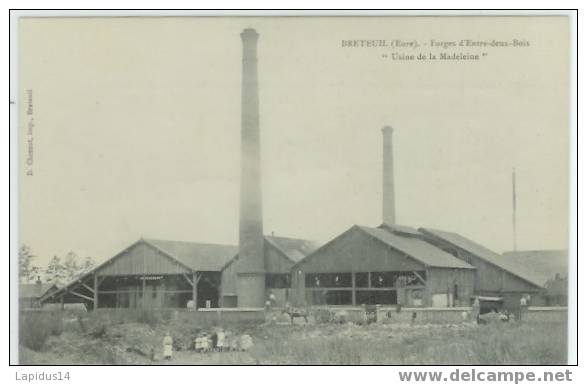 272A/ CPA    BRETEUIL    FORGES D' ENTRE  DEUX BOIS  USINE DE LA MADELEINE - Breteuil