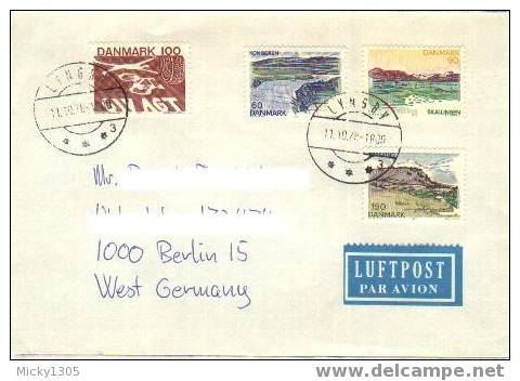 Dänemark / Danmark - Umschlag Echt Gelaufen / Cover Used (1877) - Storia Postale