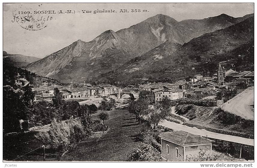 06 - SOSPEL - Vue Générale - Alt.358 M. - Sospel