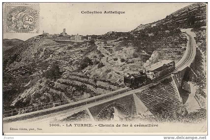 06 - LA TURBIE - Chemin De Fer à Crémaillère - La Turbie