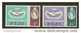 FIJI 1965 MNH Stamp(s) Int. Co-op. 185-186 #5937 - Sonstige & Ohne Zuordnung