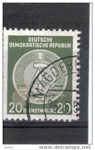 08 OB ALLEMAGNE ORIENTALE "" TIMBRES DE SERVICE"" - Other & Unclassified