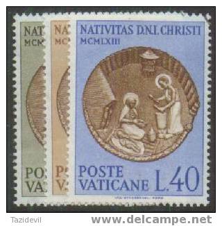 Vatican - 1963 African Nativity. Scott 372-4 - Used Stamps