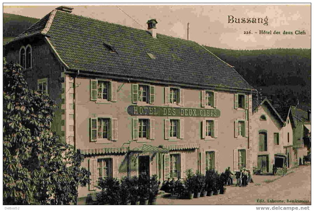 226.- Bussang - Hôtel Des Deux Clefs - Bussang
